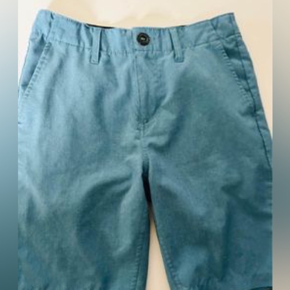 VOLCOM Surf & Turf boys size 14 casual teal shorts